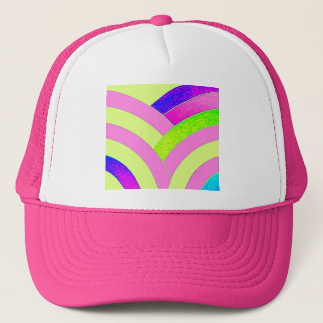 Casquette chevron chic et design (Devant)