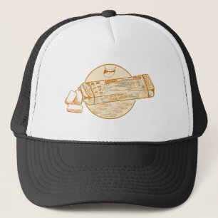 Casquette Chewing-gum parfumé à la sardine drôle poisson