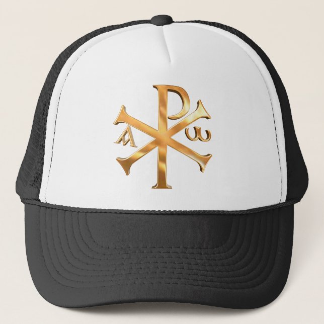 Casquette Chi-Rho d'or (Devant)