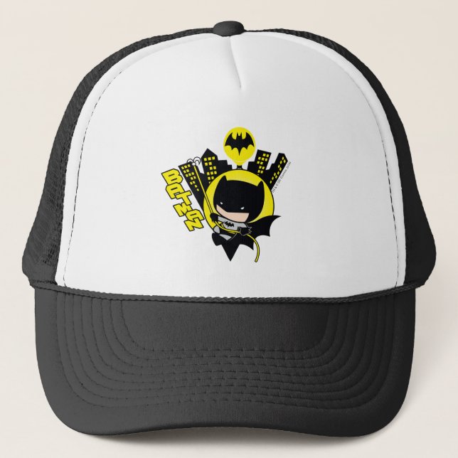 Casquette Chibi Batman Évolue La Ville (Devant)