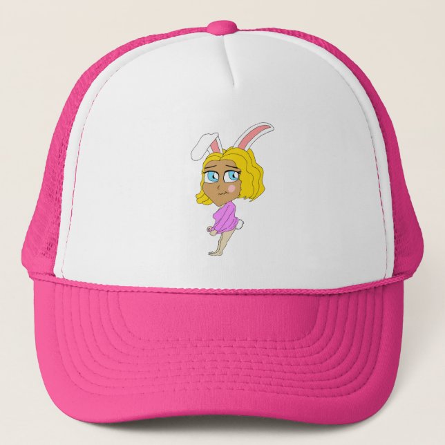 Casquette chibi bunnygirl  (Devant)
