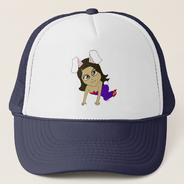 Casquette chibi bunnygirl (Devant)