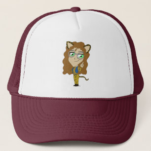Casquette chibi chatte fille