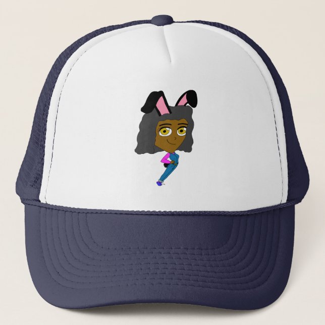 Casquette chibi fille lapin  (Devant)