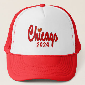 Casquette Chicago avec un coeur