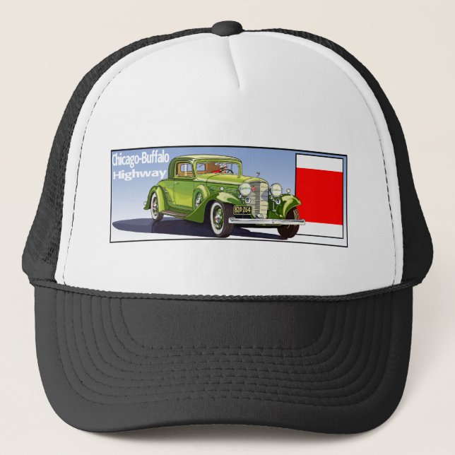 Casquette Chicago - Buffalo Highway National Auto Trail (Devant)