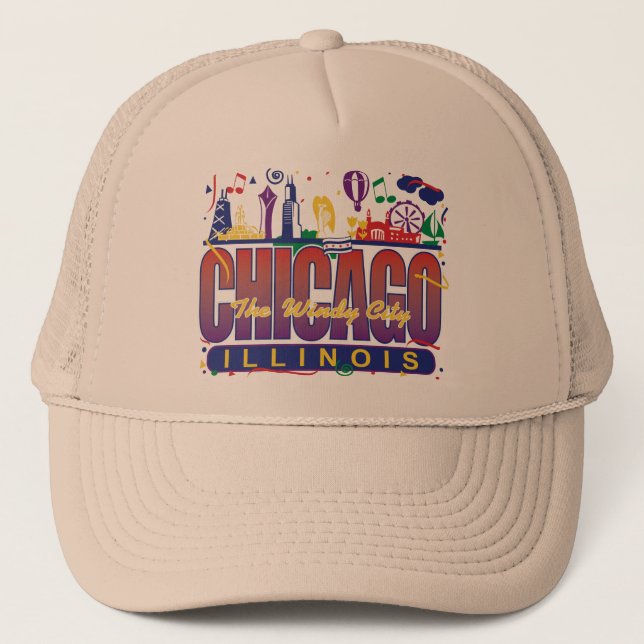 Casquette Chicago Confetti (Devant)