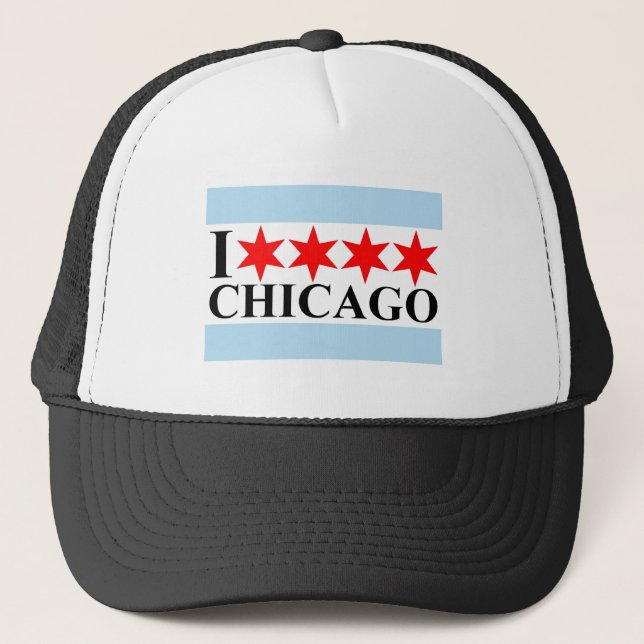 Casquette Chicago Flag - I Love Chicago (Devant)