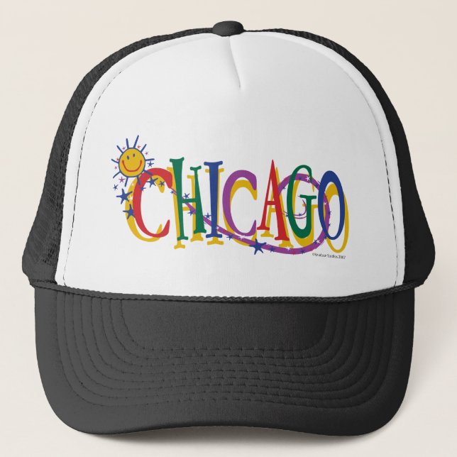 Casquette Chicago Sun et Étoiles (Devant)