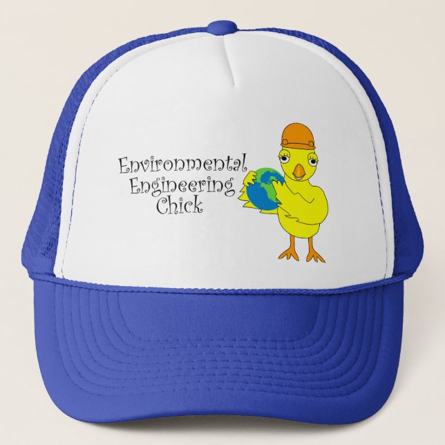 Casquette Chick d'ingénierie de l'environnement (Devant)