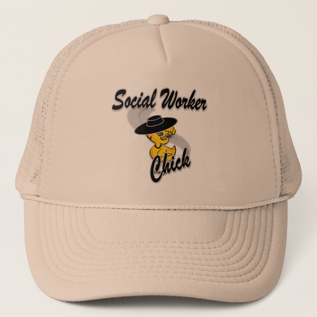 Casquette Chick ouvrier social #4 (Devant)