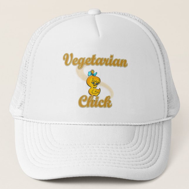 Casquette Chick végétarien (Devant)