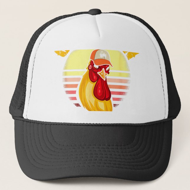 Casquette Chicken Daddy Fermier Roi De La Ferme Chicks Pou (Devant)