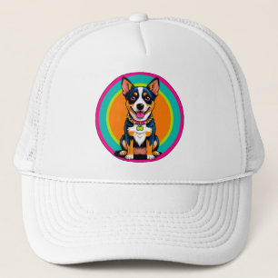 Casquette Chien animé mignon avec collier