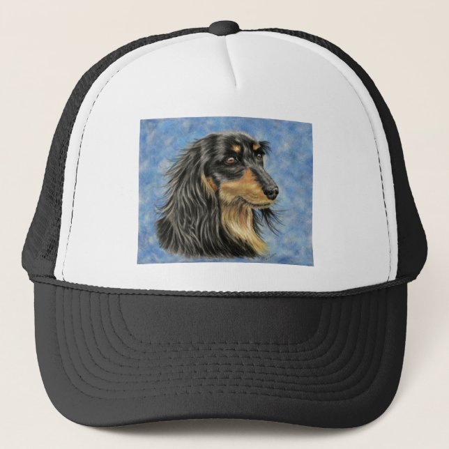 Casquette Chien Art - Long Haired Dachshund Art Marcus (Devant)