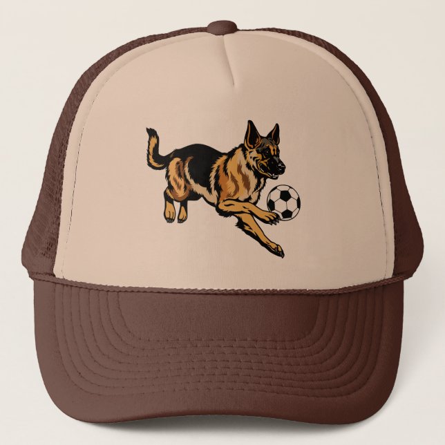 Casquette chien berger allemand (Devant)