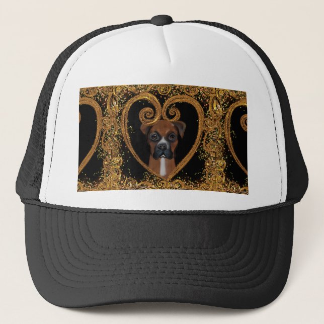 CASQUETTE CHIEN BOXER (Devant)