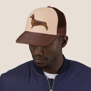 Casquette Chien Brown mignon Dachshund