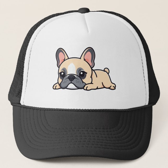 Casquette Chien carlin (Devant)