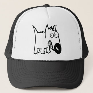 Casquette Chien courageux mignon de bande dessinée