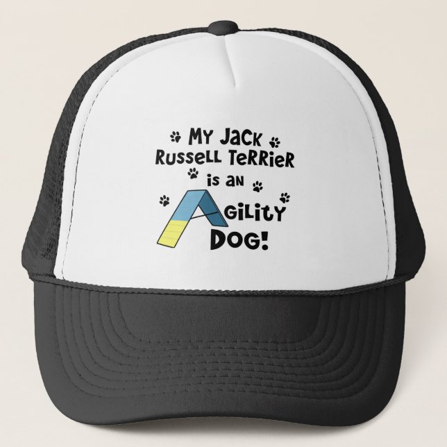 Casquette Chien d'agilité de Jack Russell Terrier (Devant)