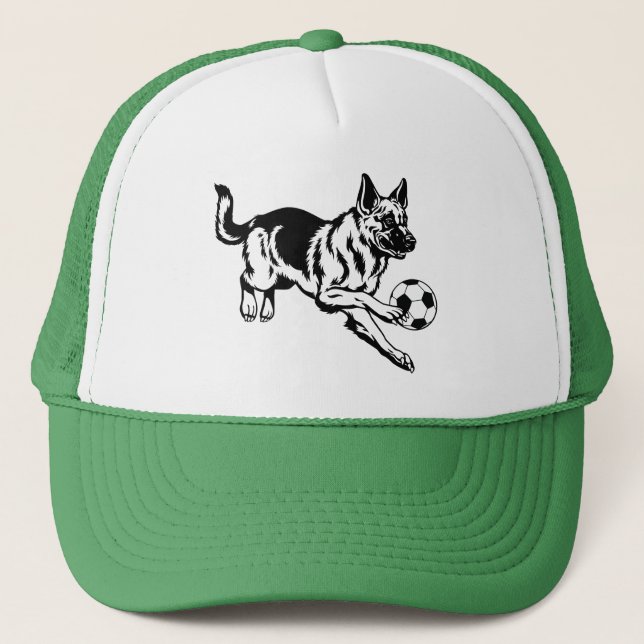 Casquette chien de berger allemand (Devant)