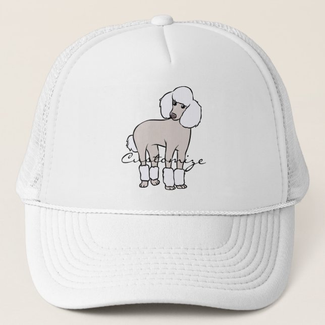 Casquette Chien de caniche standard Thunder_Cove (Devant)