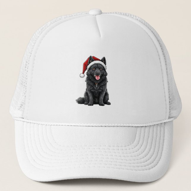 Casquette Chien de Noël Adorable (Devant)