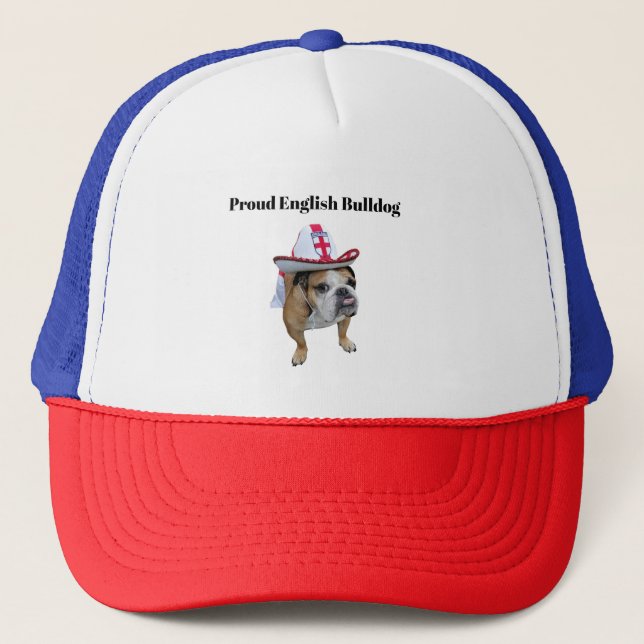 Casquette Chien de taule anglais fier (Devant)