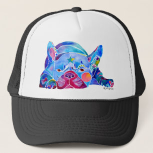 Casquette Chien de Taureau de Français dans les bleus