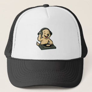 Casquette Chien DJ mignon avec écouteurs � Cadeau amusant po