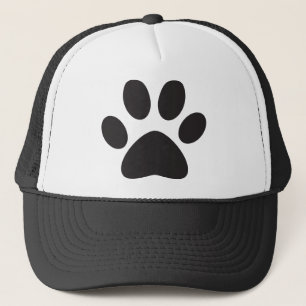 Casquette Chien Empreinte de patte Chat Animal Animaux Pied 