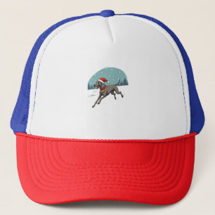 Casquette Chien Greyhound Festive Sprint