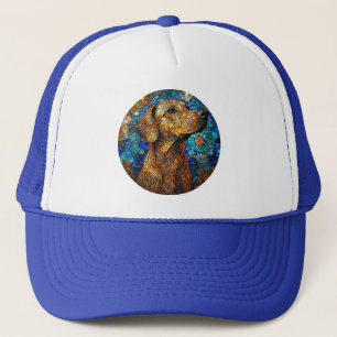Casquette Chien Kangal Mosaïque de verre coloré