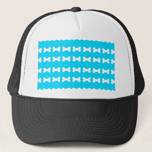 Casquette chien os arrière - plan animal (Devant)
