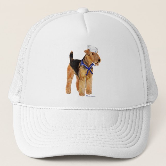 Casquette Chien Salé Marin (Devant)