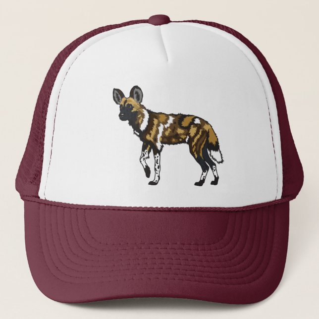 Casquette chien sauvage africain (Devant)