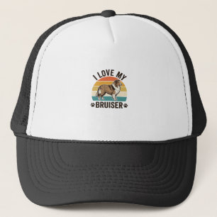 Casquette Chien Sheltie Vintage J'aime Mon Bruiser Design Ré
