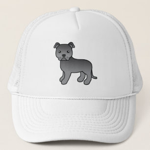 Casquette Chien Terrier Bull Staffordshire Anglais Bleu