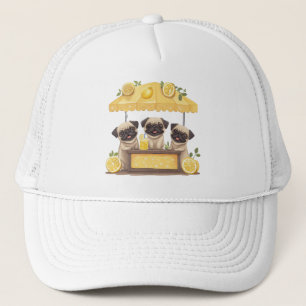 Casquette Chiens de carlin Stand de Lemonade
