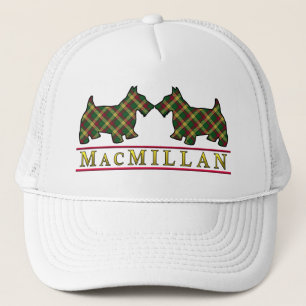 Casquette Chiens de Scottie de tartan de MacMillan de clan