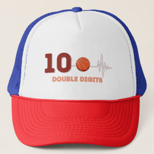 Casquette Chiffres doubles 10 ans Anniversaire Basketball