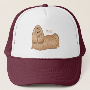 Casquette Chih tzu long cheveux dessin de chien