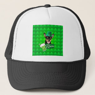 Casquette Chihuahua Chien Chiot Chiot St. Patrick's Day Clov