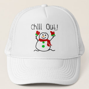 Casquette Chill Out Snowman Tshirts et cadeaux