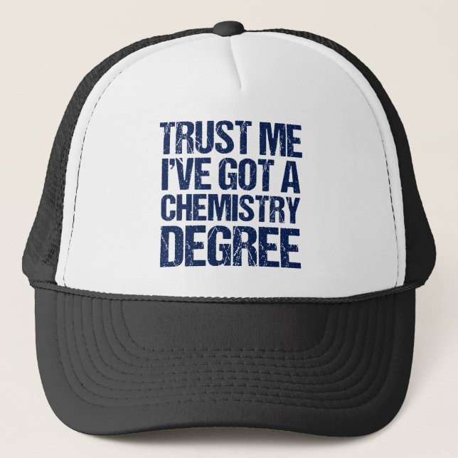 Casquette Chimie amusante Graduation (Devant)