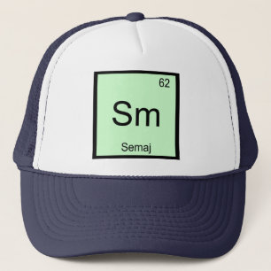 Casquette Chimie des noms d'élément de tableau périodique