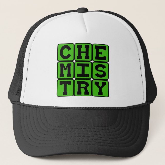 Casquette Chimie, L'étude de la Matière (Devant)