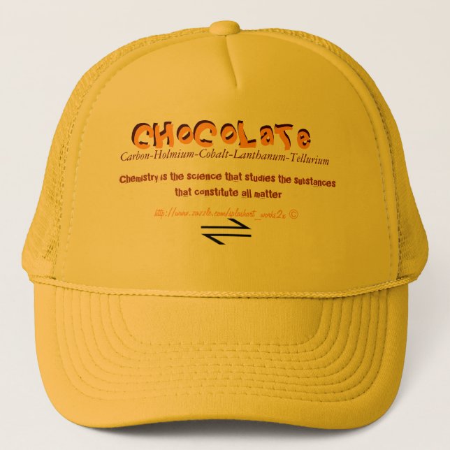 Casquette 'Chimique CHoCoLaTe' (Devant)