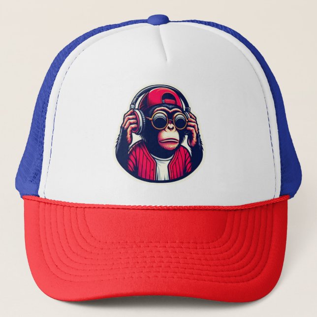 CASQUETTE CHIMP DANS DA HOUSE (Devant)